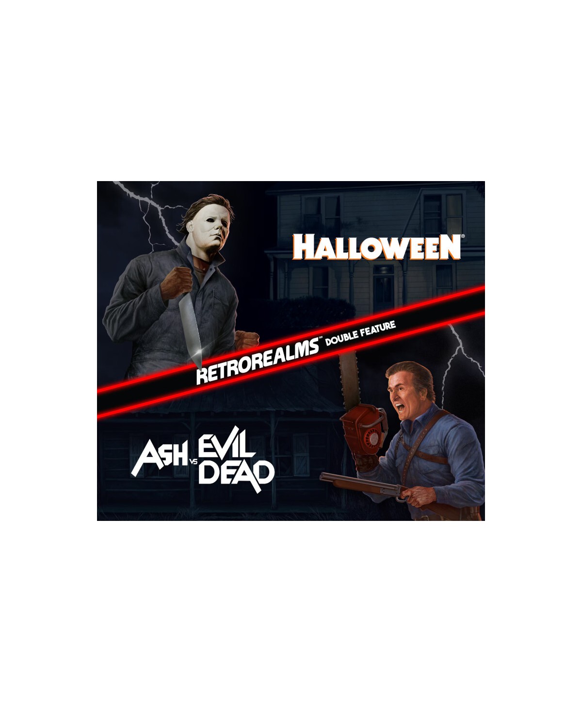 RetroRealms Double Feature: Halloween + Ash vs Evil Dead Steam Key GLOBAL